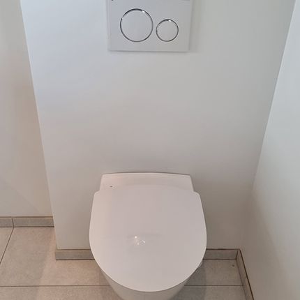Installation af toilet